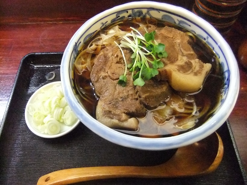 掘留屋＠人形町の肉そば1000円１20131111.JPG
