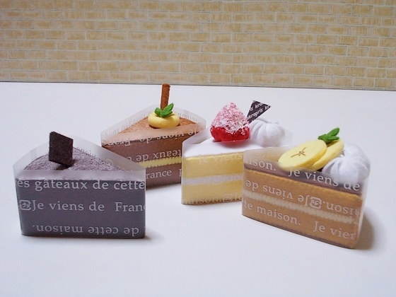 三角ケーキSET