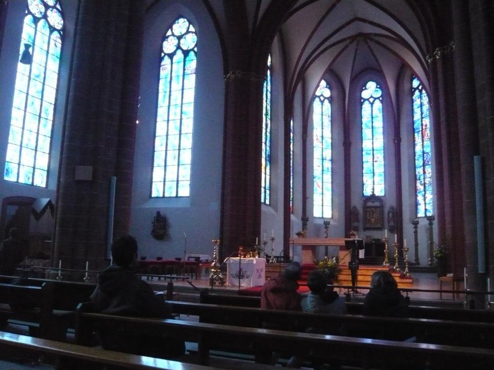 ドイツはマンイツの聖シュテファン教会に行きました。2013.3.30