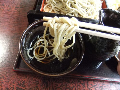 梅田７丁目・藪重のはぜと海老天せいろ２