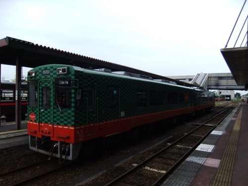 真岡鐵道の列車＠真岡駅20120724.JPG