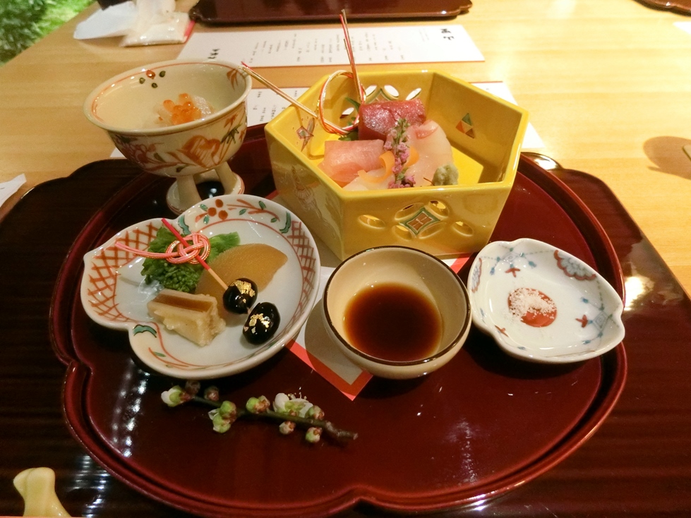 山里　’２５会席料理　萩　祝い肴.JPG