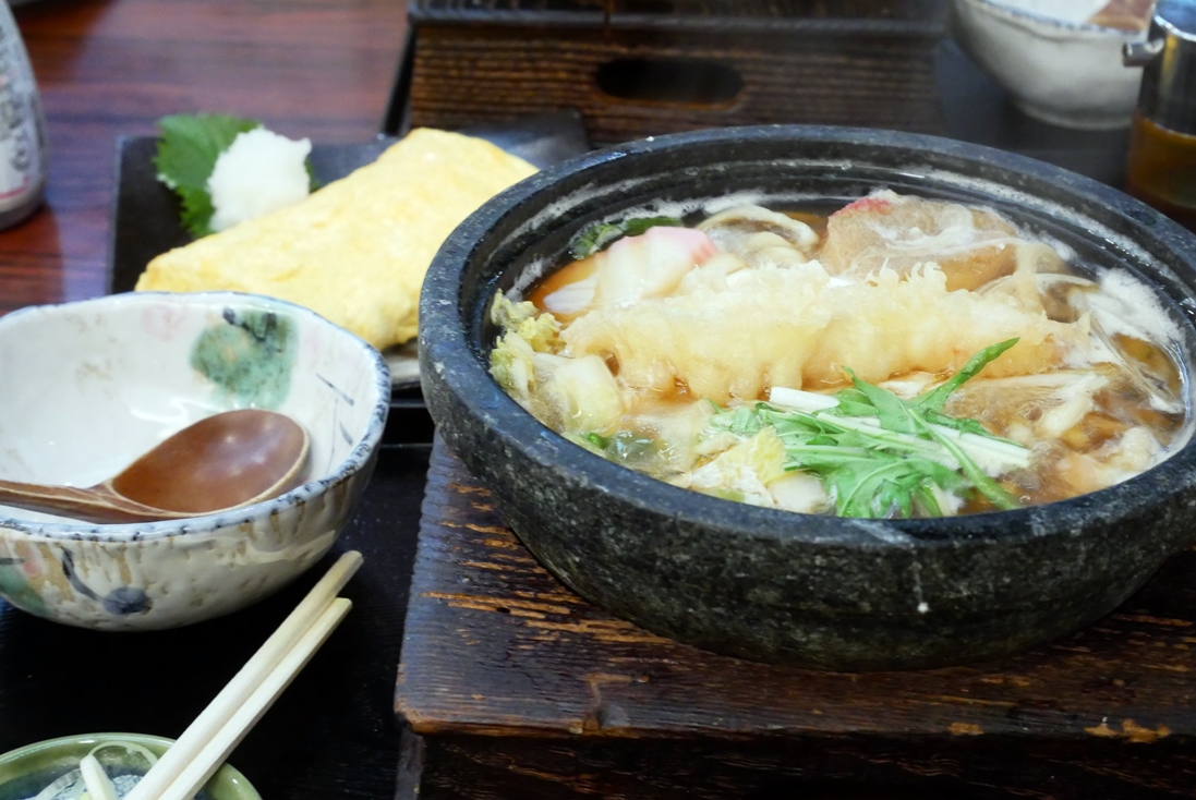 巣鴨そば　大橋屋　鍋焼きうどん.JPG