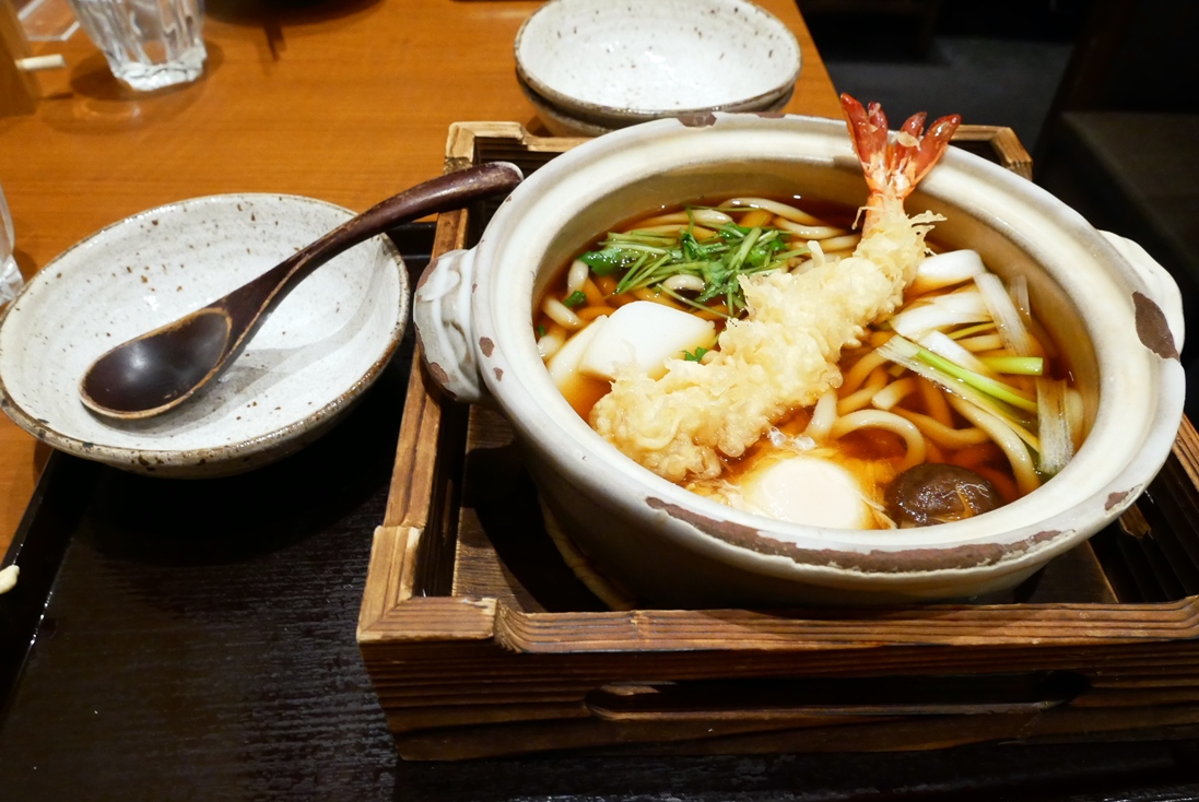 吉祥庵　大海老鍋焼きうどん.JPG