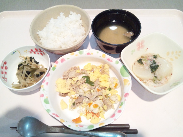 豆腐と豚肉の炒め物