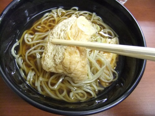 長岡庵＠長岡駅の栃尾あぶらげそば＋ふのりそば２