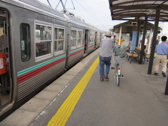 自転車積み込み