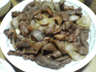 ホルモン炒め22120102