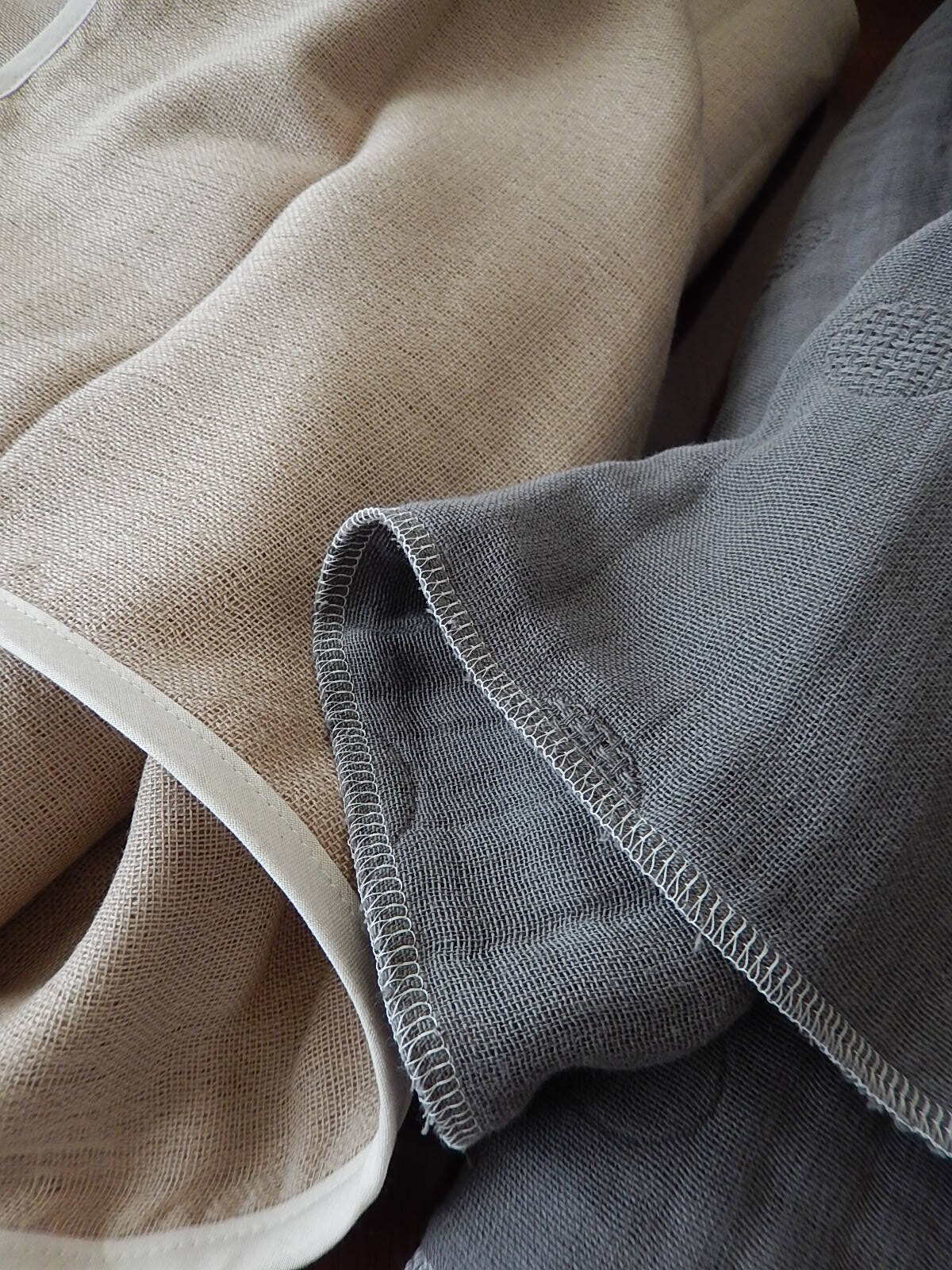 六重織雲のガーゼ生地 ポルカドット 限定colorチャコールグレー.JPG