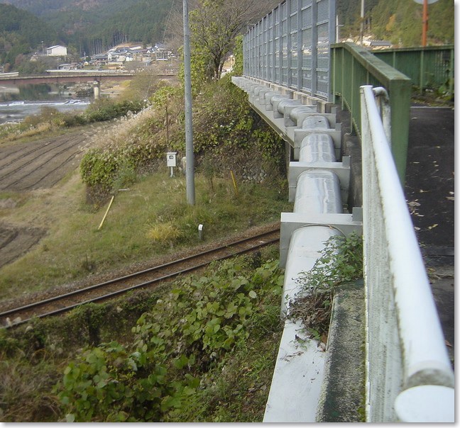 45線路をまたぎます