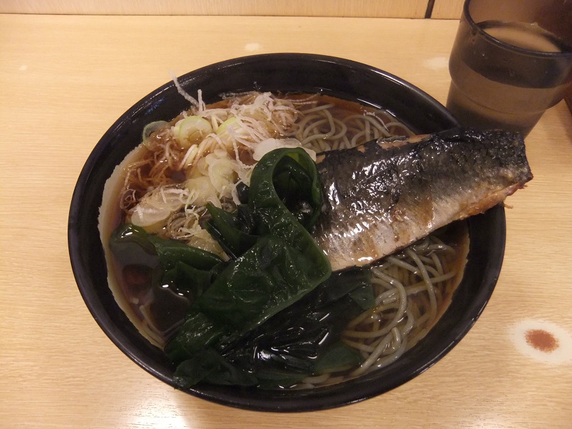 がんぎ新川一丁目店＠茅場町のにしんそば560円１20131101.JPG