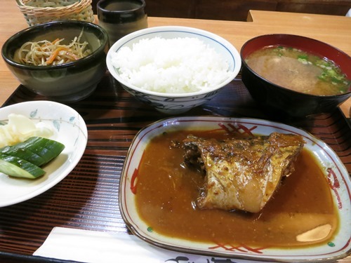 20140612_中野駅北口、のれん_さばみそ煮定食fT.JPG