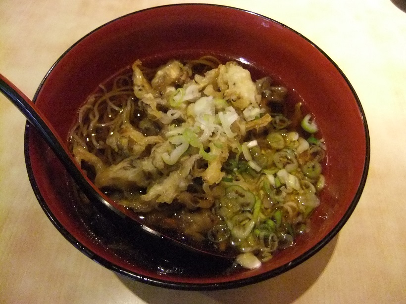 麺 KAWAKEI＠渋谷の舞茸天そば500円１20130923.JPG