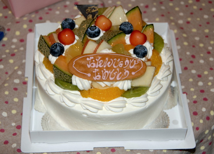 お誕生日のケーキ