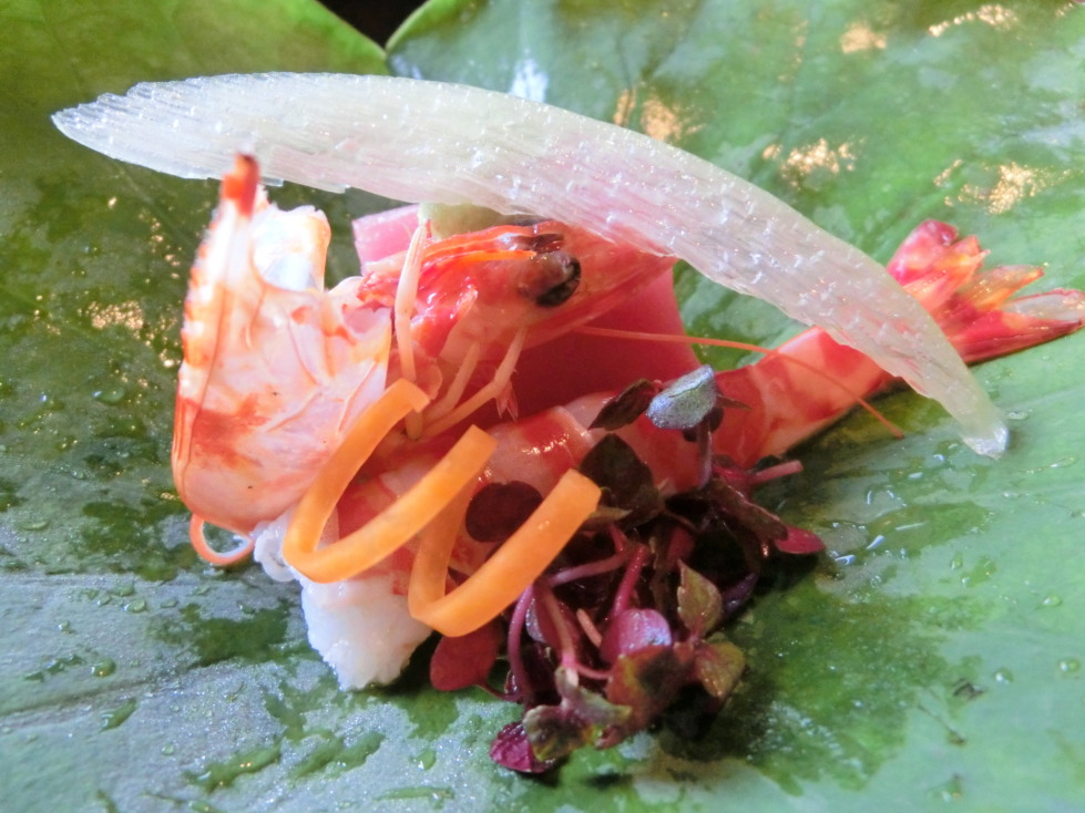 日本料理　雲海　御造　蓮の葉盛り.jpg