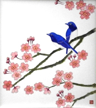 桜とルリ鳥.jpg