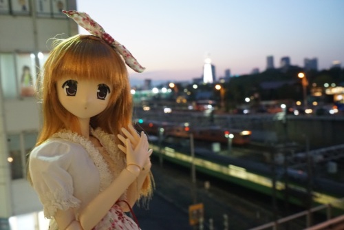 夕刻の天王寺駅周辺と陽菜ちゃん.jpg