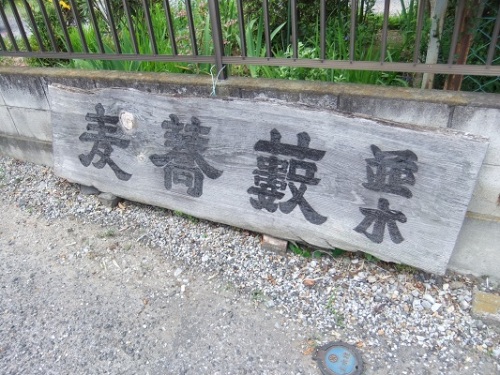並木藪蕎麦堀江店の看板20120629.JPG