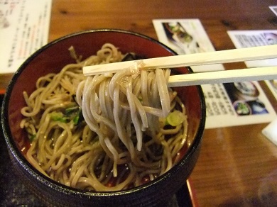 御前そば＠石見銀山の三色割子そば２