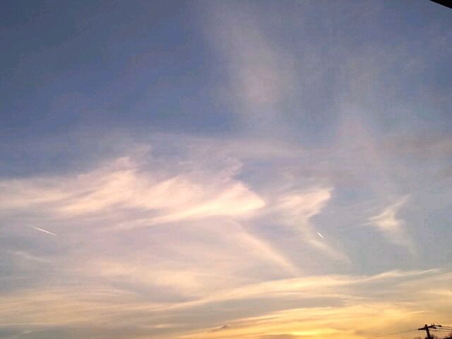 たなびく夕焼け雲2017