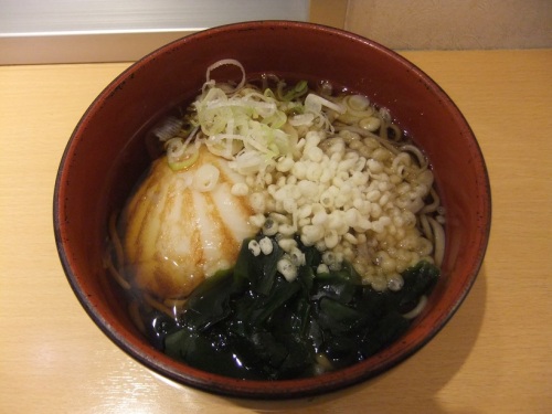 ブナの森＠新青森駅のほたて十万石そば１