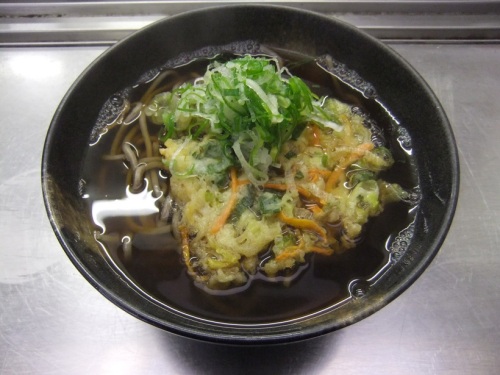 玉屋＠身延駅の天ぷらそば１