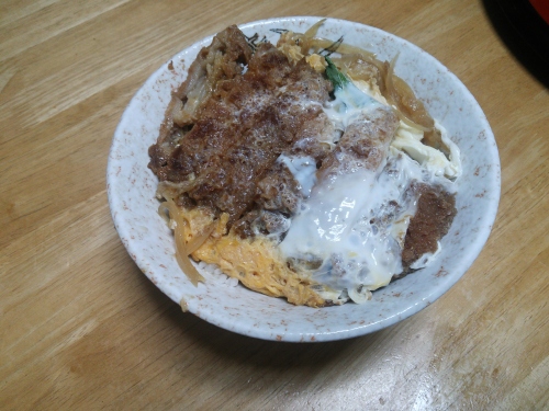 カツ丼出来上がり