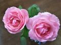 花瓶にピンクの薔薇2018