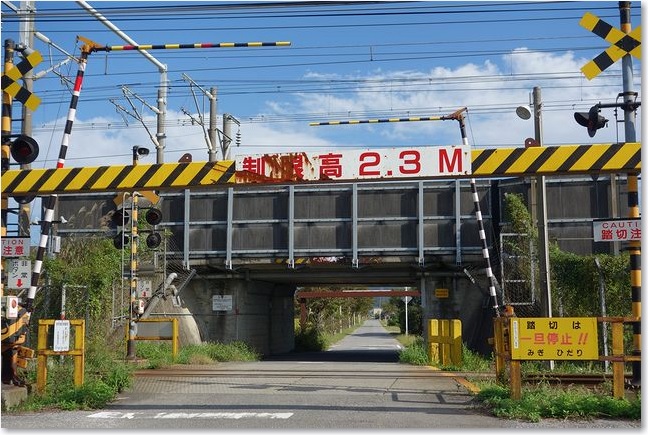 19線路沿いまで来ました