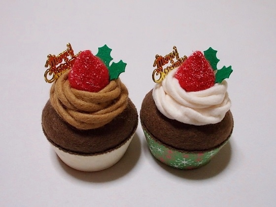 クリスマス☆カップケーキ2個セット