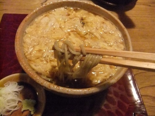 並木藪蕎麦の玉子とじ２