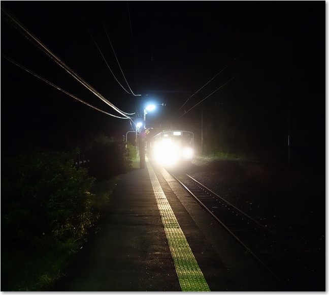 143電車がやってきました