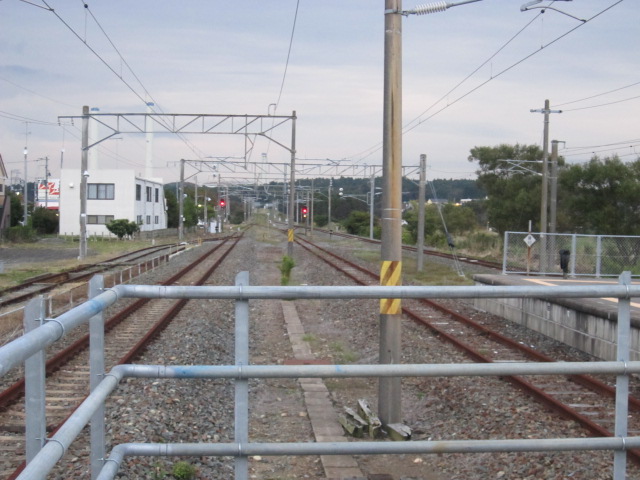広野駅から原ノ町方向を望む