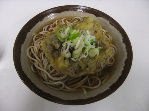 王子そば店＠王子駅の舞茸天そば１20130301.JPG