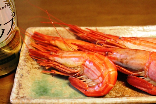 晩酌　北海シマエビ(2).JPG