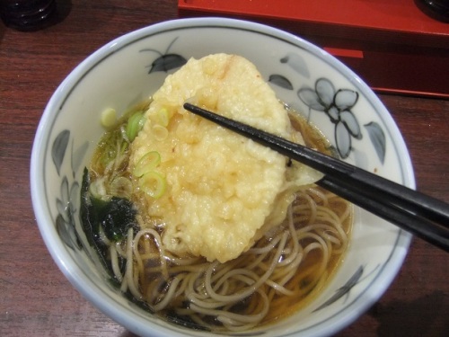 やしま＠西葛西のたけのこ天そば３