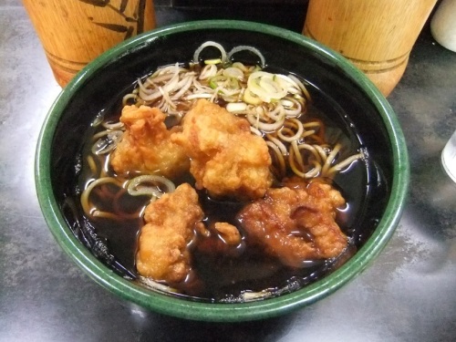 侍＠業平橋の唐揚げそば１