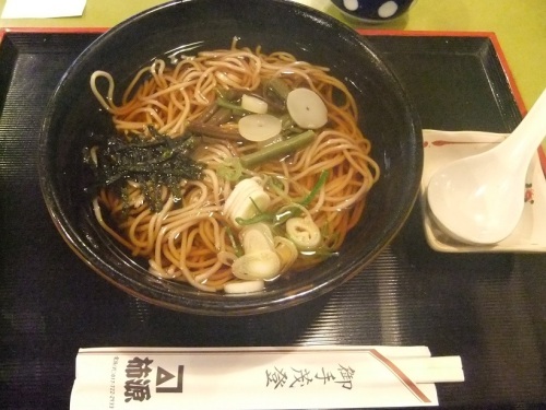 柿源＠青森の山菜そば１