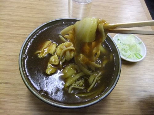 翁そば＠浅草のカレー南ばん・もち入り２20130110.JPG