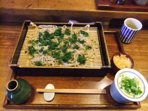 喜八＠西富士宮の芹そば１