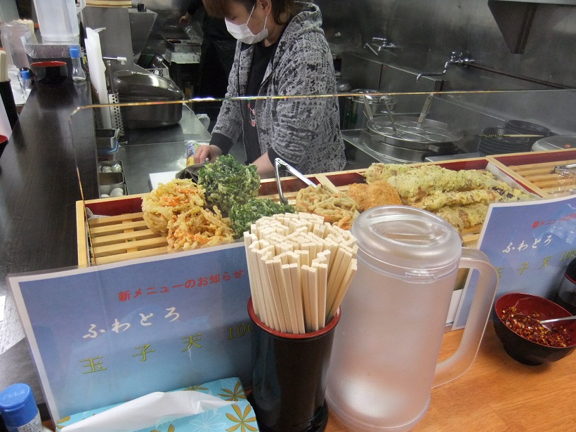 立ち食いそば絆＠篠崎の店内20130218.JPG