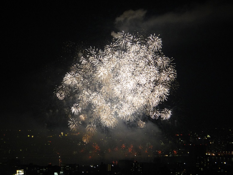 淀川花火大会2015_白小粒花火.JPG