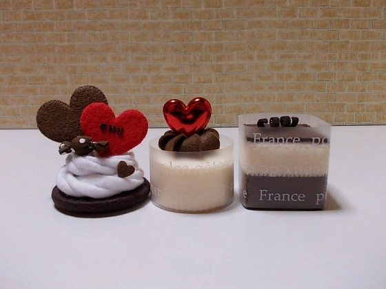 ハートのショコラケーキ&バレンタインプティフール3種SET