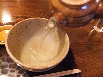 並木藪蕎麦のそば湯20121130.JPG