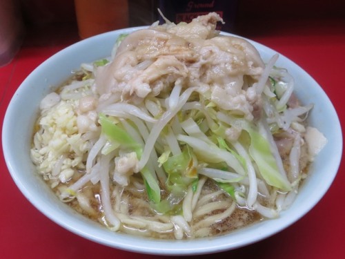 20141228_ラーメン二郎中山駅前店_小ラーメン豚入.JPG