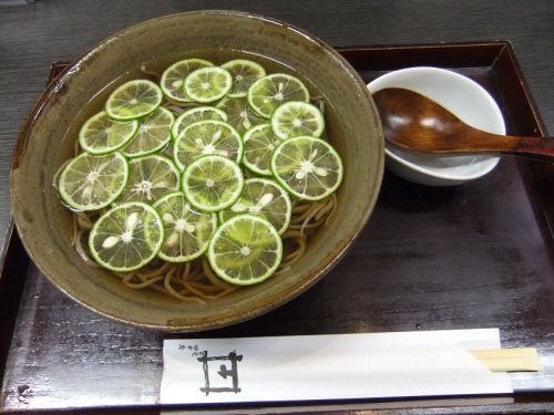 正覚_田中屋＠新宿タカシマヤのすだち蕎麦２20120621.JPG