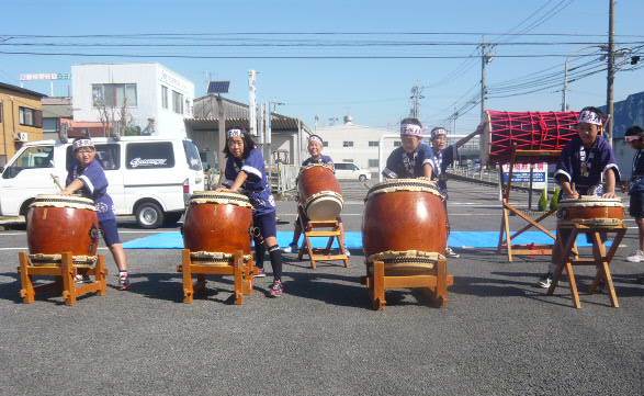 1020デジコ居宅介護センターのお祭り諏訪太鼓.JPG