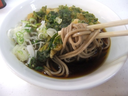 深大寺門前そば＠千歳烏山の春菊天そば２