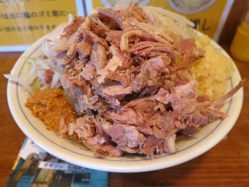 20131205_らーめん大荻窪店_ゆず胡椒らーめん味玉入にほぐしチャーシューweb.JPG