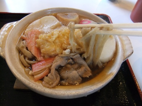 手打そば吉田家＠幸手の鍋焼きそば２